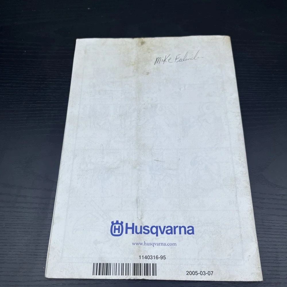 Husqvarna 323L &‎ 325C Operator's Manual OEM Trimmer Owners Guide